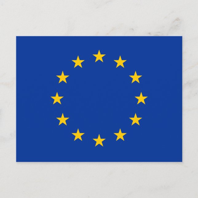 Postal Bandera de la Unión Europea (Anverso)