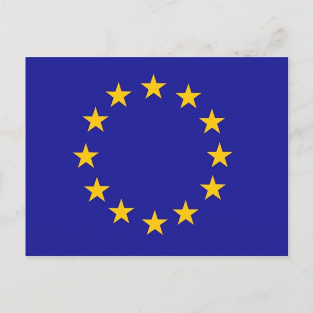Postal Bandera de la Unión Europea (Anverso)