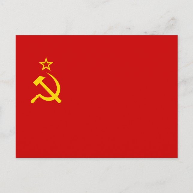 Postal Bandera de la Unión Soviética (Anverso)