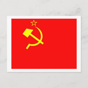 Postal Bandera de la URSS