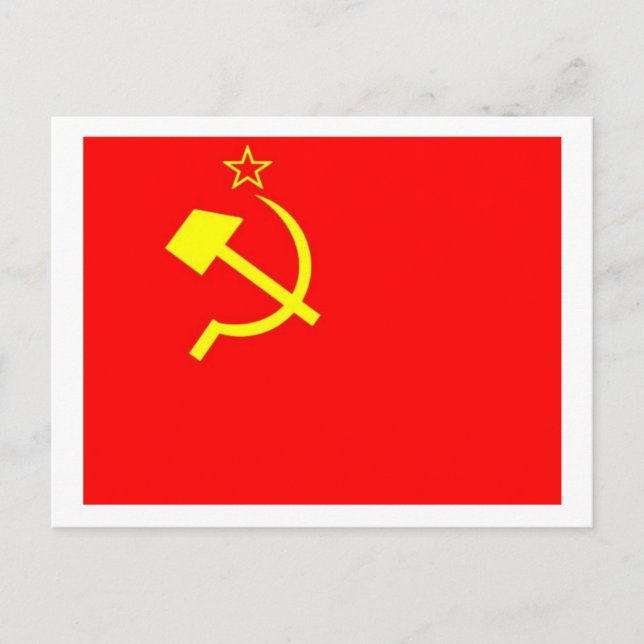 Postal Bandera de la URSS (Anverso)