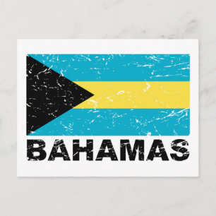 Postal Bandera de las Bahamas