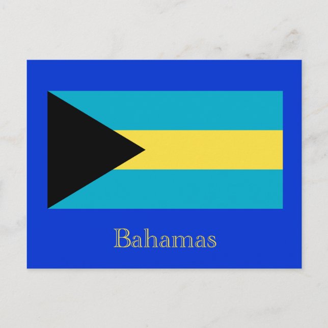 Postal Bandera de las Bahamas (Anverso)
