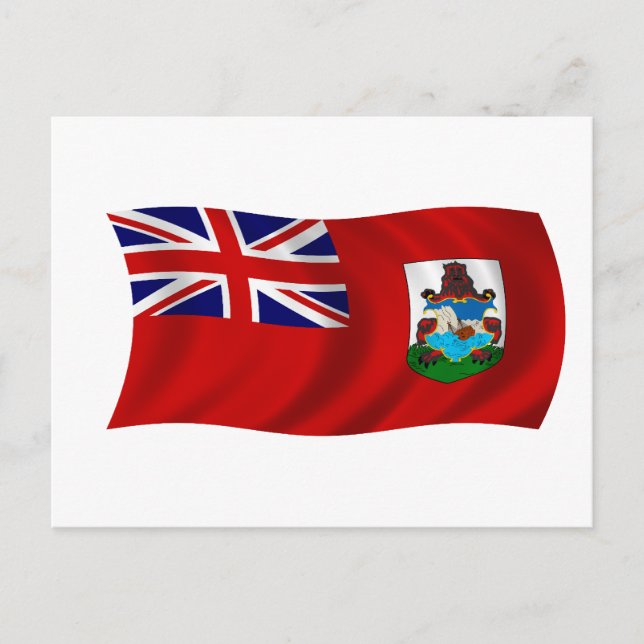 Postal Bandera de las Bermudas (Anverso)