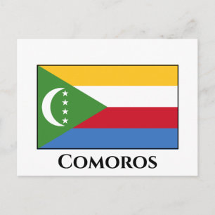 Postal Bandera de las Comoras