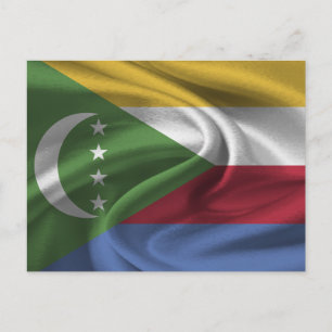 Postal Bandera de las Comoras