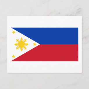 Postal Bandera de las Filipinas