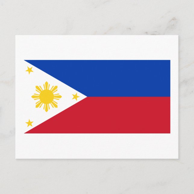 Postal Bandera de las Filipinas (Anverso)