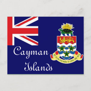 Postal Bandera de las Islas Caimán
