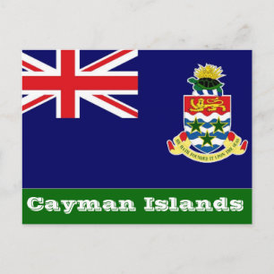 Postal Bandera de las Islas Caimán