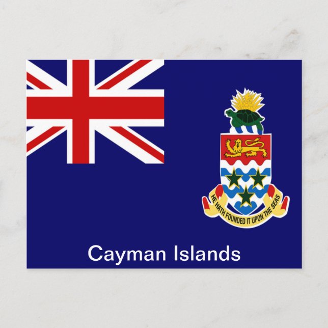 Postal Bandera de las Islas Caimán (Anverso)