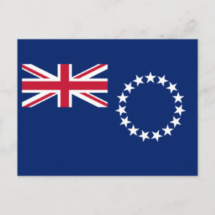 Postal Bandera de las Islas Cook