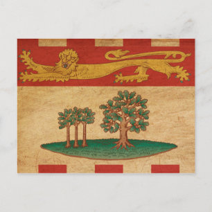 Postal Bandera de las Islas del Príncipe Eduardo