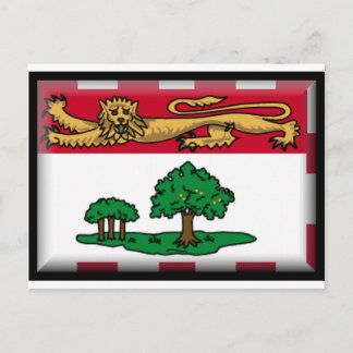 Postal Bandera de las Islas del Príncipe Eduardo (Canadá)