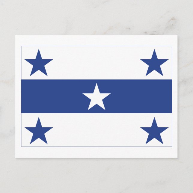 Postal Bandera de las islas Gambier (Anverso)