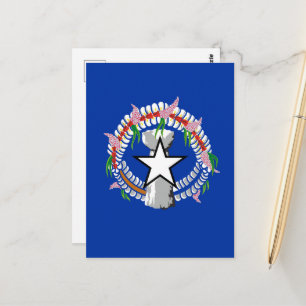 Postal Bandera de las Islas Marianas del Norte