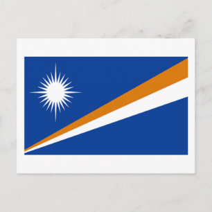 Postal Bandera de las Islas Marshall