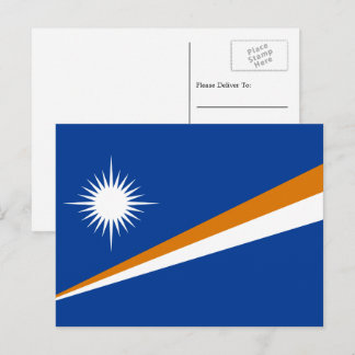 Postal Bandera de las Islas Marshall