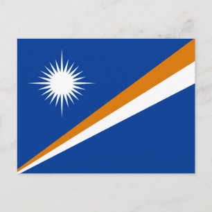 Postal Bandera de las Islas Marshall
