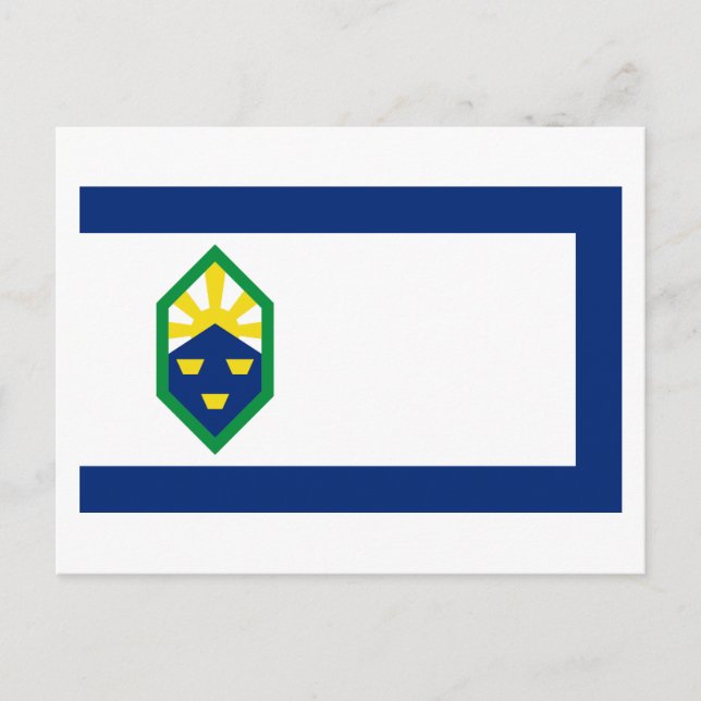 Postal Bandera de las manantiales de Colorado (Anverso)