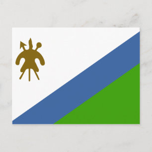 Postal Bandera de Lesoto