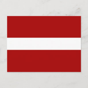 Postal Bandera de Letonia