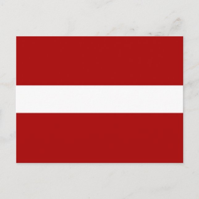 Postal Bandera de Letonia (Anverso)
