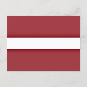 Postal Bandera de Letonia
