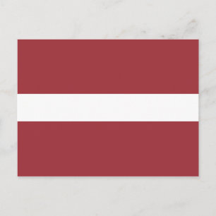 Postal Bandera de Letonia