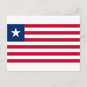 Postal Bandera de Liberia (Liberia)