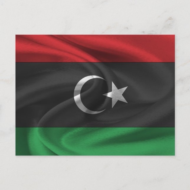 Postal Bandera de Libia (Anverso)