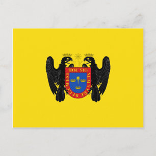 Postal Bandera de Lima y Perú
