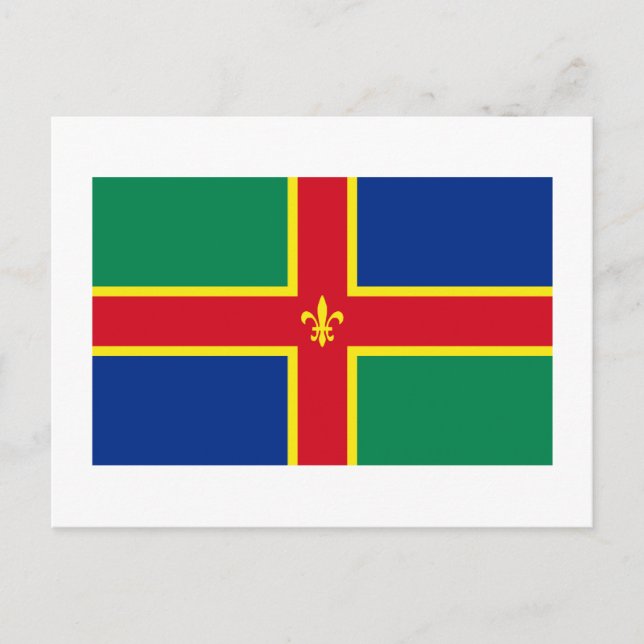 Postal Bandera de Lincoln (Anverso)