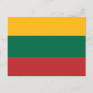 Postal Bandera de Lituania