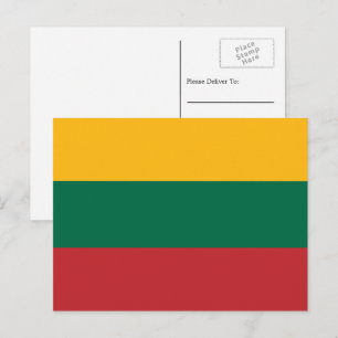Postal Bandera de Lituania, Bandera de Lituania