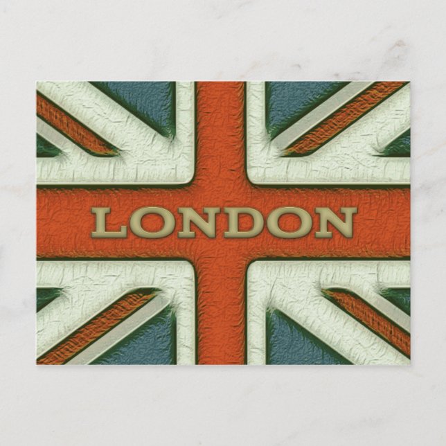 Postal Bandera de Londres (Anverso)