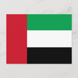 Postal Bandera de los Emiratos Árabes Unidos