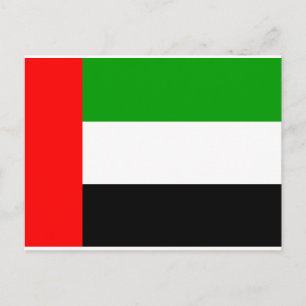 Postal Bandera de los Emiratos Árabes Unidos