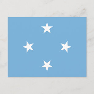 Postal Bandera de los Estados Federados de Micronesia