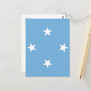 Postal Bandera de los Estados Federados de Micronesia