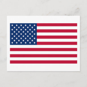 Postal Bandera de los Estados Unidos