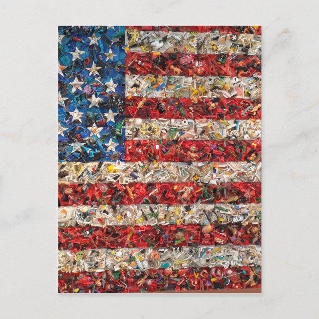 Postal bandera de los estados unidos (Anverso)