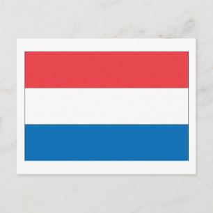 Postal Bandera de los Países Bajos