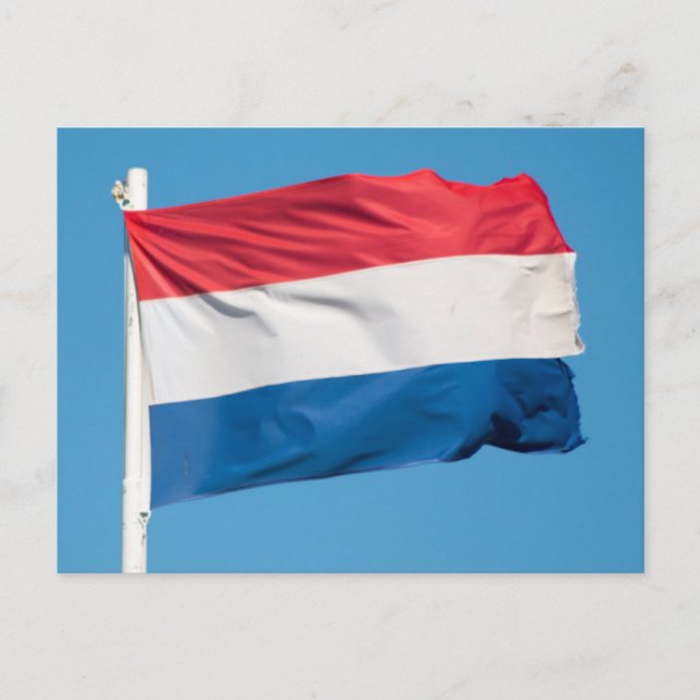 Postal Bandera de los Países Bajos (Anverso)