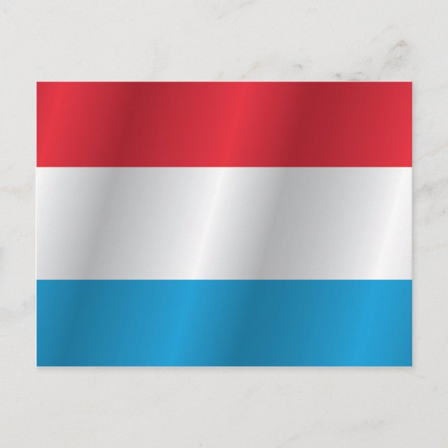Postal Bandera de Luxemburgo (Anverso)