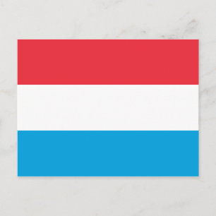 Postal Bandera de Luxemburgo