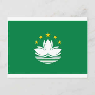 Postal Bandera de Macao