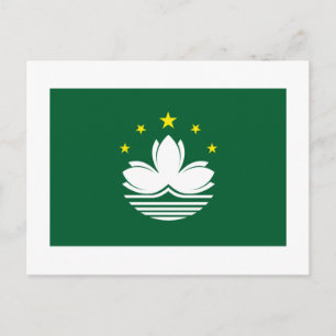 Postal Bandera de Macao