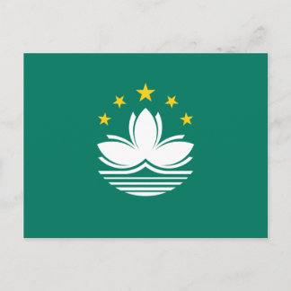 Postal Bandera de Macao