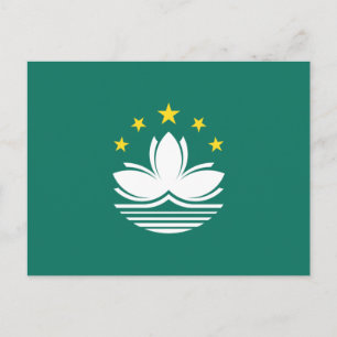 Postal Bandera de Macao